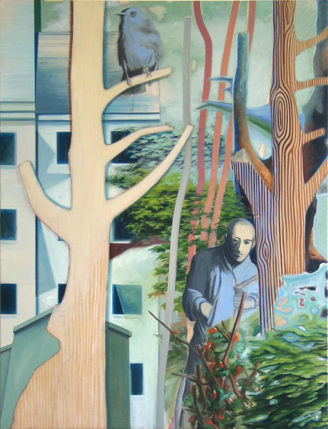 Der Garten des Philosophen by Ulrike Schüler (2010) Painting Oil on