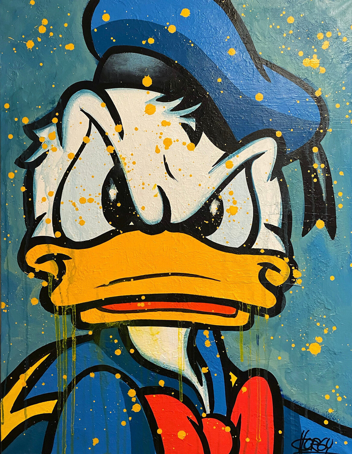 Pissed Off» feat. Donald Duck (Disney) by CHORGY (2022) : Painting ...